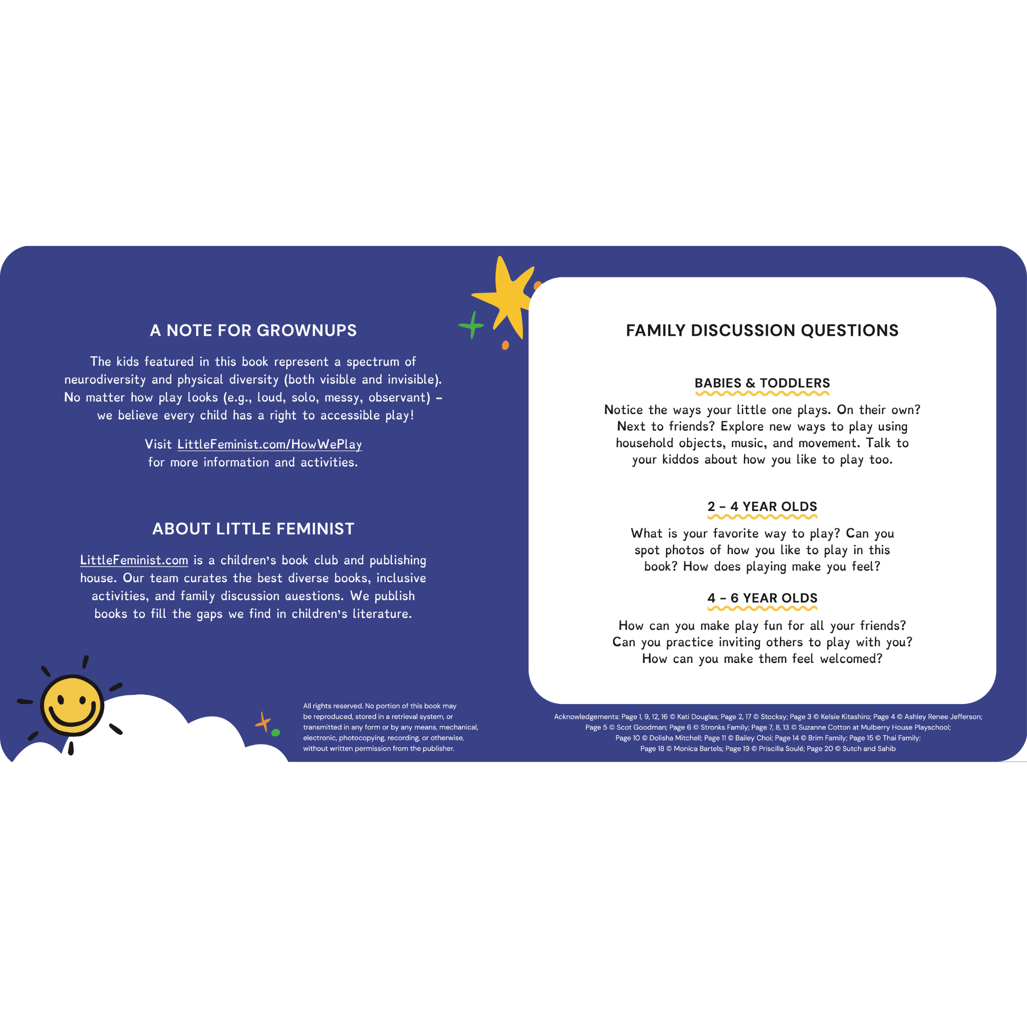 How We Play (We Are Little Feminists, 6)