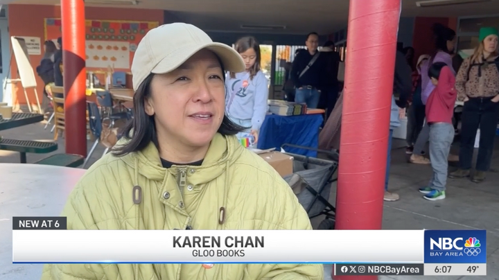 Karen Chan CEO Founder of Gloo Books at Social Justice Book Fair 2025