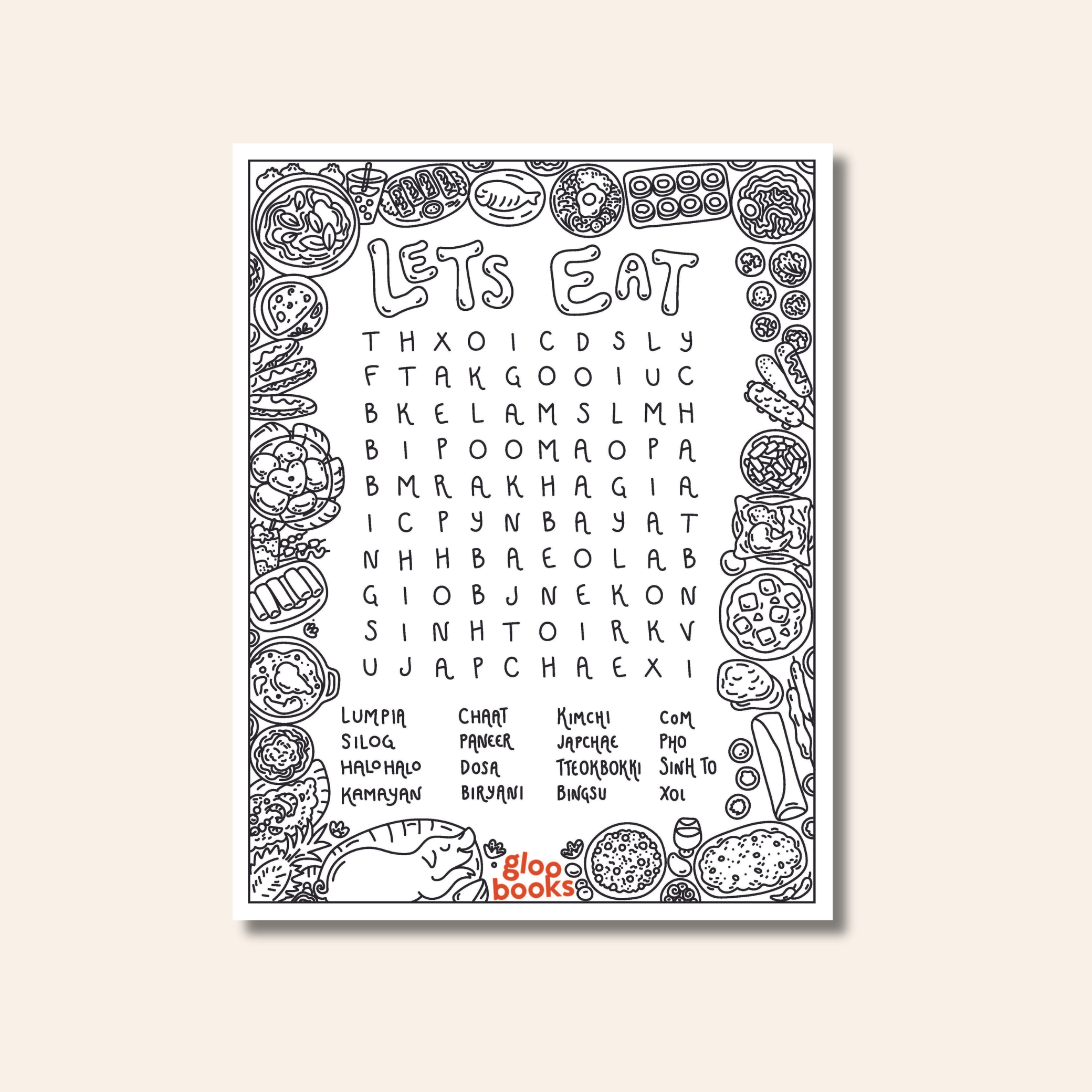 A Very Asian Guide Word Search