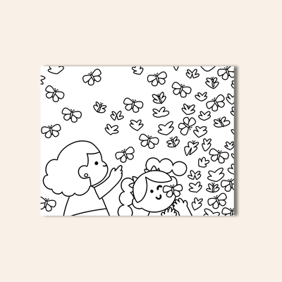 Butterflies Coloring Sheet - Gloo Books