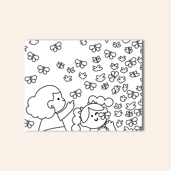 Butterflies Coloring Sheet - Gloo Books