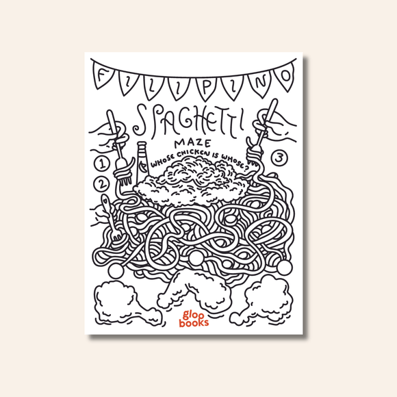 Filipino Spaghetti Maze Activity Sheet - Gloo Books