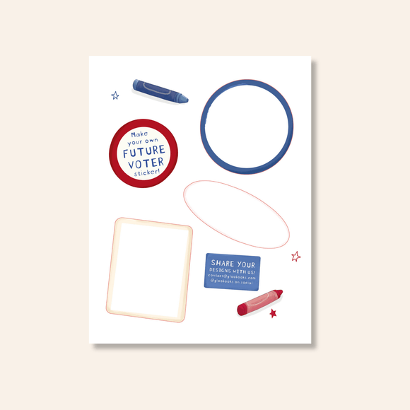 Future Voter Coloring Sheet - Gloo Books
