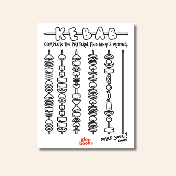 Kebab Activity Sheet - Gloo Books