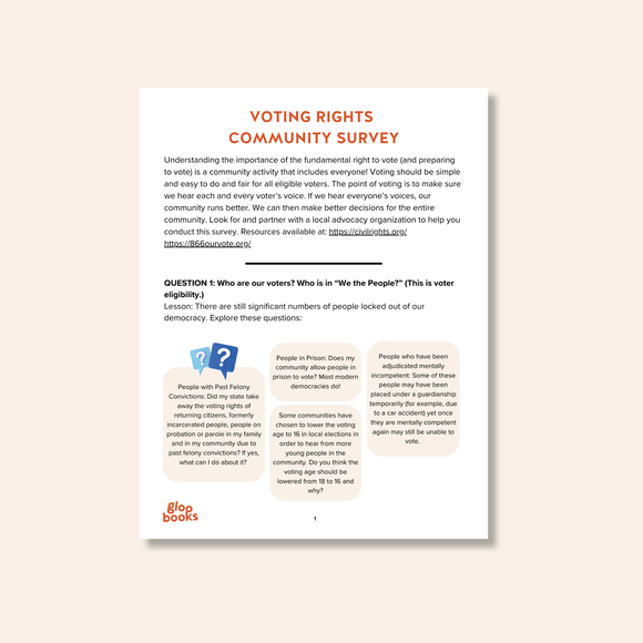 Voter Rights Community Survey - Gloo Books
