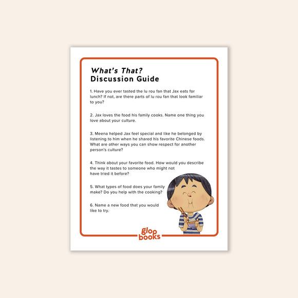What's That? Discussion Guide - Gloo Books